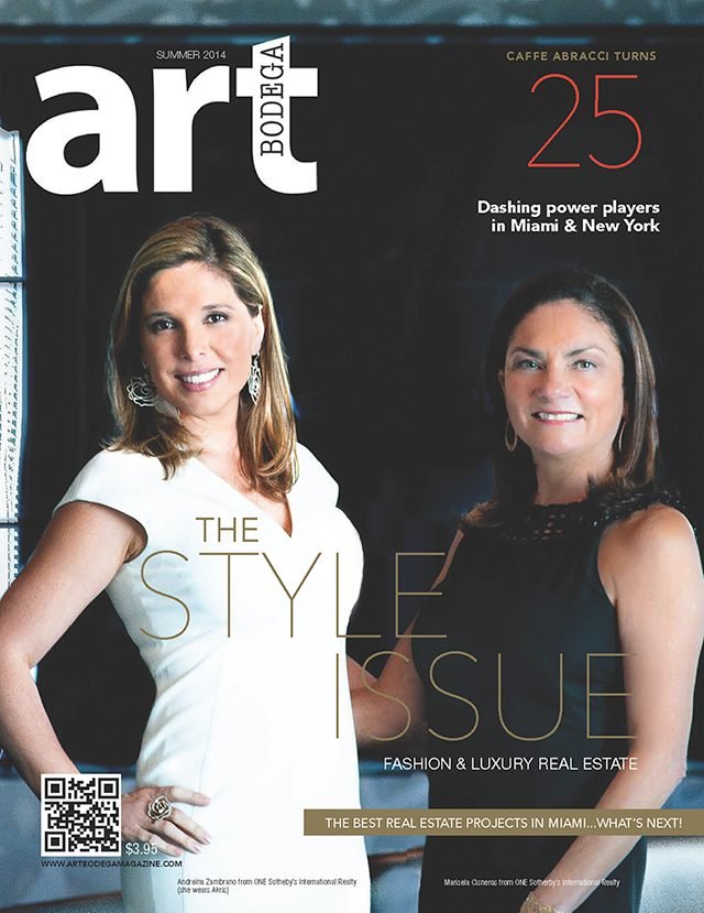 Portada de Art Bodega Magazine, Summer 2014, con Andreina Zambrano