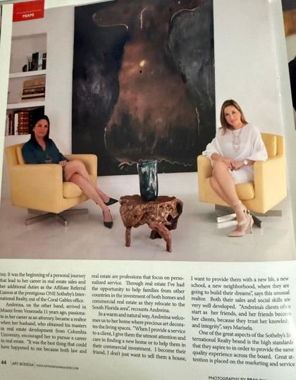 En casa de Andreina, entre arte y diseño